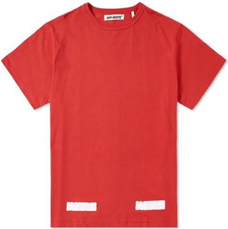 Off-white Brushed Diagonal S/S T-Shirt OMAA002F161850102001
