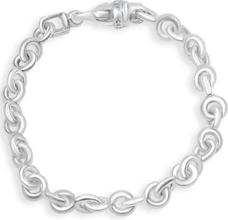 Pompeii3 Mens 14k Gold (45gram) or Platinum (73gram) 8.5mm Link Bracelet 8.5