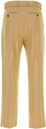 Dries Van Noten Mens Camel Viscose Blend Pant Exterior: Polyester Pantaloni Trousers