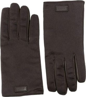 Bally Grey Tailored Cow Leather Gloves