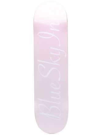 Blue Sky Inn Skateboard met logoprint - Beige