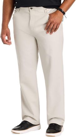 Perry Ellis Big & Tall 5-Pocket Stretch Chino Pants in Moonstruck at Nordstrom, Size 44 X 30
