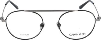 Calvin Klein Optical Glasses - Heren - Brillen - Zwart - 50 MM - Accessoires