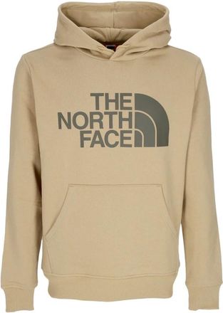 The North Face Khaki Stone Hoodie met Kangoeroezak - Heren - Sportshirts - Beige - XL - Katoen - Fitness