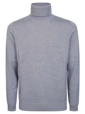 Drumohr Merino Finely Knit Merino Wool Turtleneck Sweater