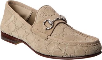 Gucci Horsebit 1953 Gg Suede Loafer