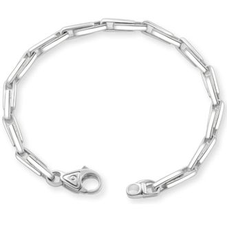 Pompeii3 Mens 14k Gold (23gram) or Platinum (38gram) 4.5mm Link Bracelet 8.5