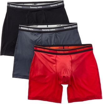 Tommy John 3Pk Comfort Micro 6 Boxer Brief