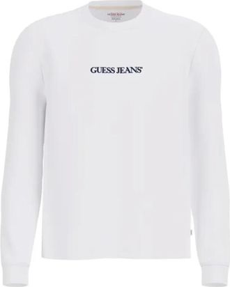 Guess Hombre, Camisetas, Blanco, Talla: L