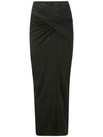 16Arlington Berretta draped maxi skirt - Black