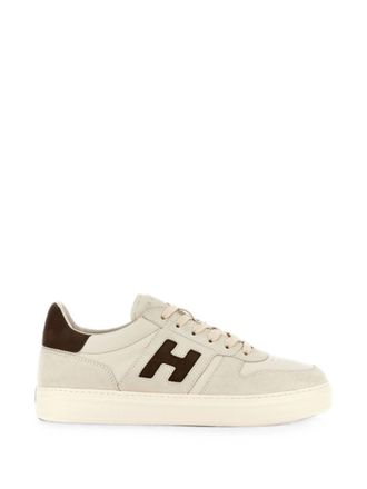 Hogan White H668 leather sneakers