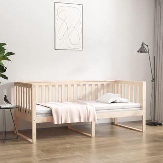 vidaXL Div&aacute;n Sin Colch&oacute;n 100x200 Cm Madera Maciza De Pino Vidaxl