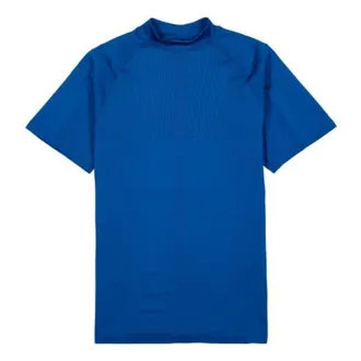 Nike Mens Nike x MMW Crossover NRG Dri-FIT Solid Color Round Neck Short Sleeve Blue T-Shirt DD9436-409