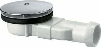 OEM Desag&uuml;e De Ducha De C&uacute;pula Extra Plana De Abs 30720138, F&aacute;cil Instalaci&oacute;n, Drenaje R&aacute;pido Para Plato De Ducha, Blanco