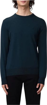Brooksfield Trui met ronde hals - Heren - Ronde hals truien - Groen - M - Wol - Truien & Vesten