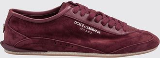 Dolce & Gabbana Sneakers Lipari in pelle di vitello scamosciata con logo