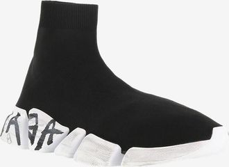 Balenciaga Hohe Sockensneakers Speed Graffiti