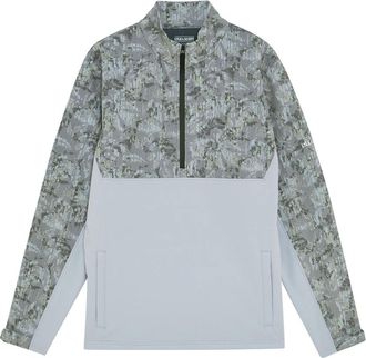 Lyle & Scott Jassen, Heren, Veelkleurig, XL, Mid Jassen Golf Printed Half Zip Windjammer Jacket