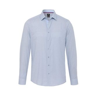 Pure Casual Hemden - Heren - Overhemden - Blauw - Maat: 2XL