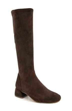 Gentle Souls Emily Stretch Knee High Boot in Chocolate Suede at Nordstrom, Size 5.5