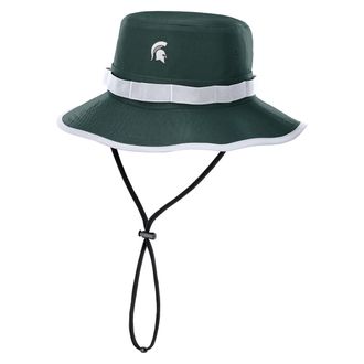 Nike Michigan State Sideline Apex Gameday Boonie Nike Mens Dri-FIT College Bucket Hat in Green | NC1B024NMST-CVH