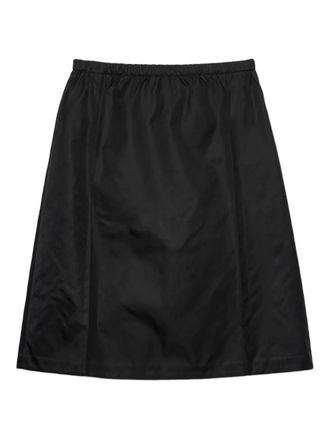 Prada Low waist rok met zijzak - Zwart
