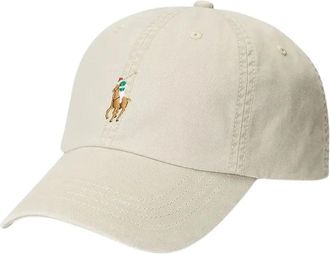 Polo Ralph Lauren Stretch-katoen keper baseballpet - Heren - Petten - Beige - ONE Size - Katoen - Accessoires
