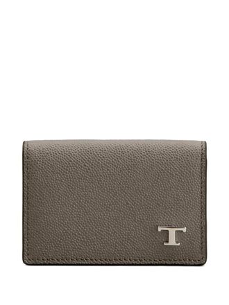 Tod's Pasjeshouder met logoplakkaat - Grijs