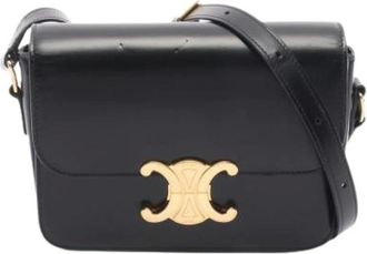 Celine Pre-owned Cross Body Bags, female, Black, Size: ONE SIZE Pre-owned Vintage Cross Body Bag