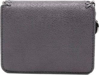 Stella McCartney Stella McCartney, Wallets & Cardholders, female, Gray, Size: ONE SIZE Falabella Bifold Wallet