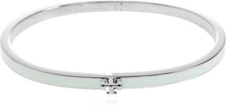 Tory Burch Icon Dunne Emaille Armband - Dames - Armbanden - Grijs - S - Accessoires
