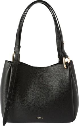 Furla Nuvola Tote M - Dames - Schoudertassen - Zwart - ONE Size - Leer - Tassen