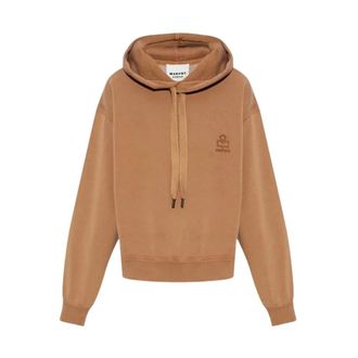 Isabel Marant Salmy Sweat Shirt - Dames - Hoodies - Beige - XS - Katoen - Hoodies & sweatvesten