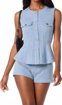 Astr Noa Vest In Blue