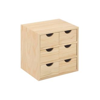 Astigarraga Cajonera En Pino Crudo Cm 28 X 20 X 28 H
