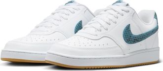 Nike Court Vision Low Profile Sneakers in White/Blue/Brown at Nordstrom Rack, Size 8.5