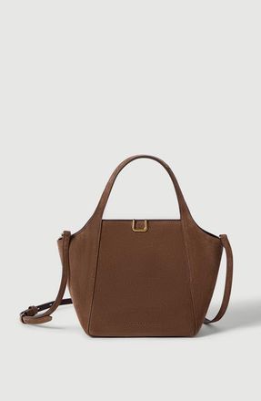 Brunello Cucinelli Sartorial small bucket bag in suede in Caramel at Nordstrom