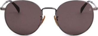 David Beckham Db 1056/F/S Round Metal Frame Sunglasses
