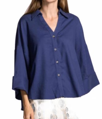 Pink Martini Womens Charlie Top In Navy