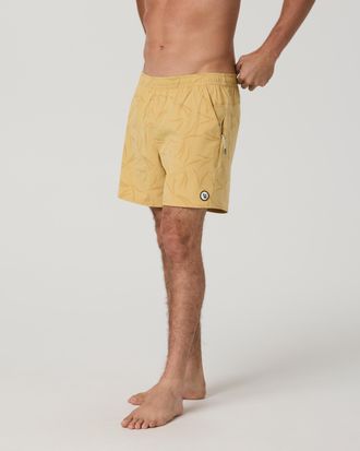 Vuori Clothing Maverick Volley Shorts Lined | Brass Vera | XS, Size Extra Small