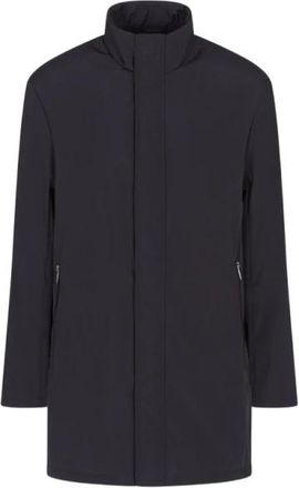 A|X Armani Exchange Parkas, male, Blue, Size: XL Padded Jacket