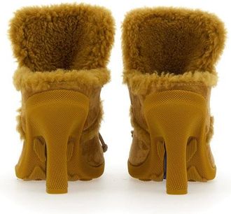 Burberry Highland 90 Mule Sandal - Beige