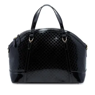 Gucci Pre-owned Gucci Large Microguccissima Patent Nice Dome Satchel Ladies OEWGRI7C8TA7FU5D