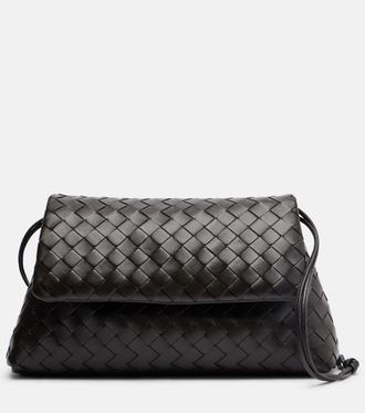 Bottega Veneta Giorno Intrecciato leather shoulder bag