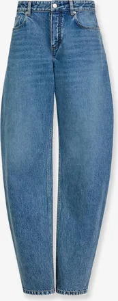 Alaia Jeans in blue denim - ALAIA - gender_Woman