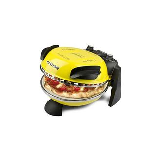 G3Ferrari G3 Ferrari G10006 - Piedra Refractaria &Uacute;nica, Pizza Express Delizia, Horno Pizza, 1200w, 400&deg;c, Amarillo