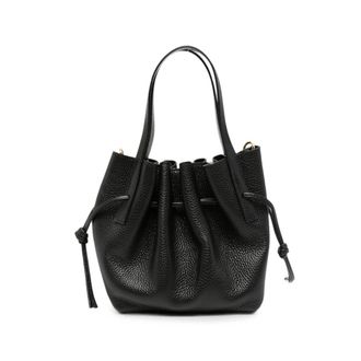 Yuzefi Mini Scallop Pebbled-leather Tote Bag