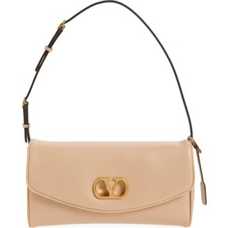 Valentino Garavani CLUTCH DEVAIN NAPPA DELUXE in Rose at Nordstrom