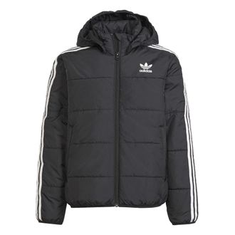adidas Originals ADIDAS Originals Kids Unisex Adicolor Jacket - Black/White - Size 12-13Y