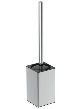 Ideal Juego De Cepillos Iom Square Recipiente De Metal Cromado Ideal Standard